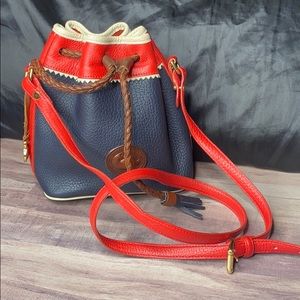 Blue Red& Brown Dooney & Burke Purse